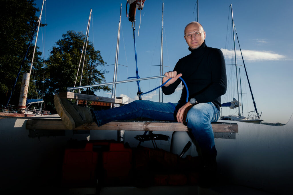 Portret mężczyzny, profesjonalne zdjęcie wykonane przez fotografa